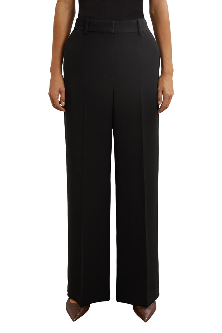 Margeaux Straight Leg Pants, Main, color, BLACK