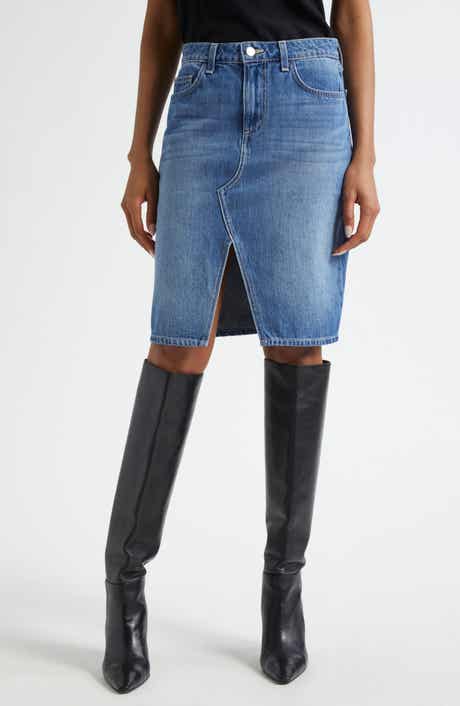 L'AGENCE Tylee Denim Skirt