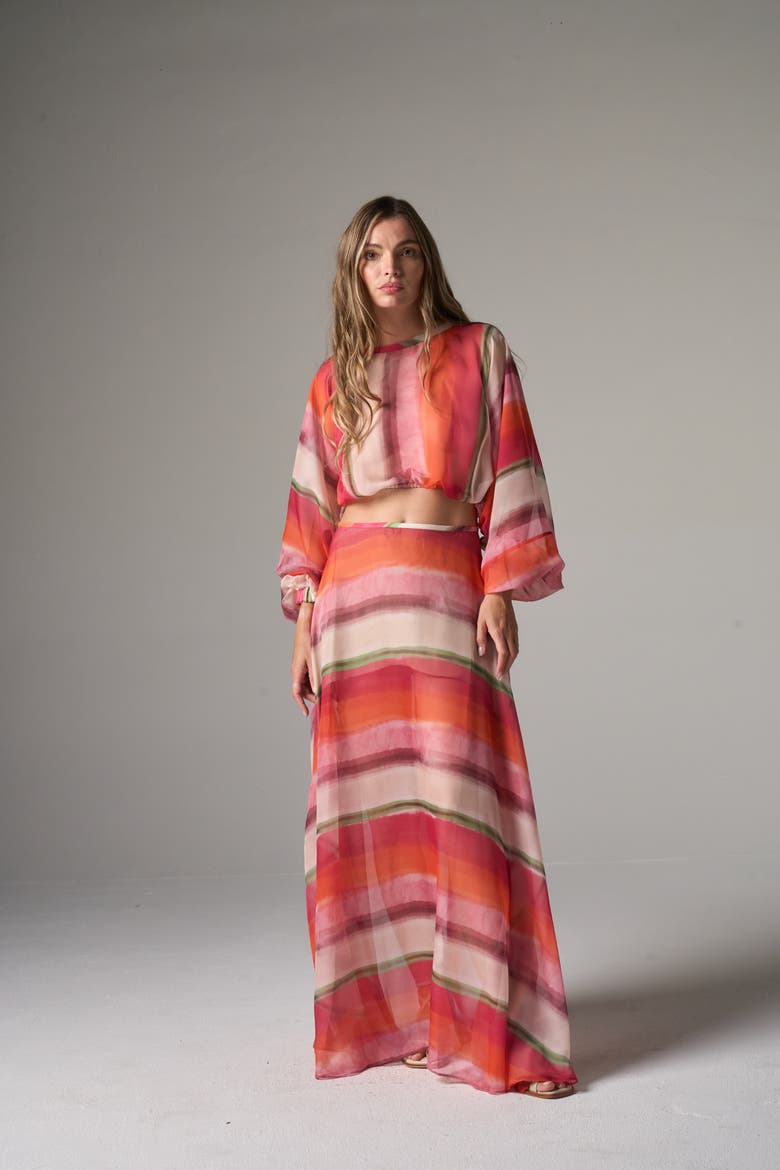 Keira Skirt, Alternate, color, Pink Multi