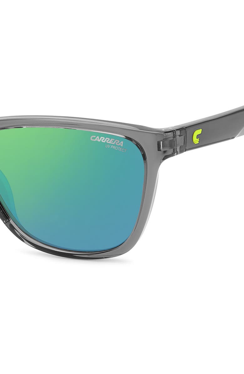 Carrera Eyewear Carrera 56mm Square Sunglasses, Alternate, color, Grey