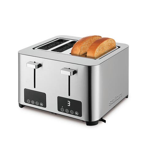 Digital 4 Slice Toaster - Stainless Steel