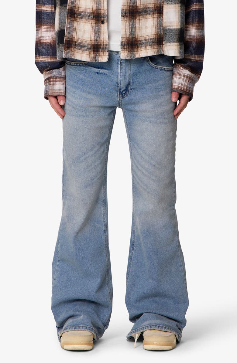 mnml Super Flare Jeans, Main, color, 