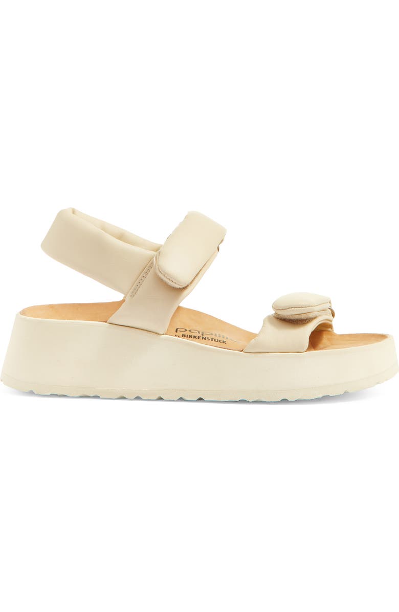 Birkenstock Papillio by Birkenstock Theda Platform Wedge Sandal, Alternate, color, Beige
