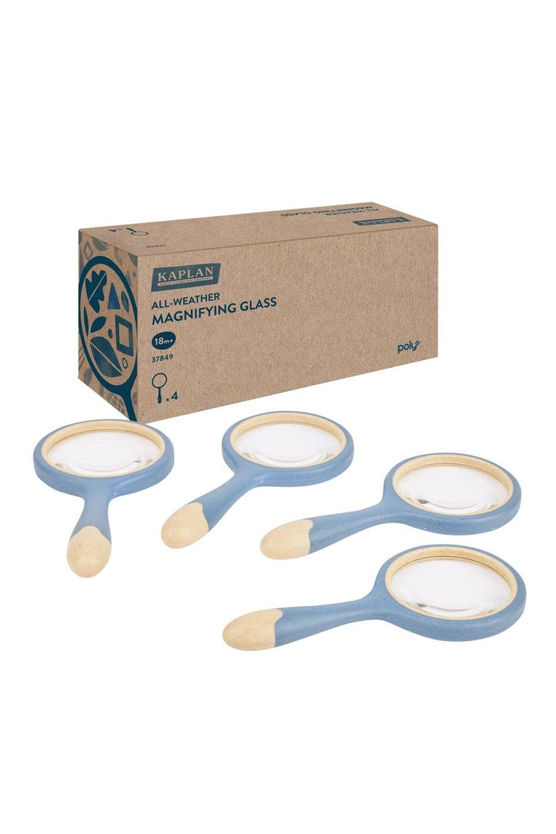 All-Weather Magnifying Glass - Set of 4, Main, color, Blue