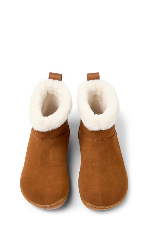 Camper Kids' Peu Cami Faux-fur Lined Bootie In Brown