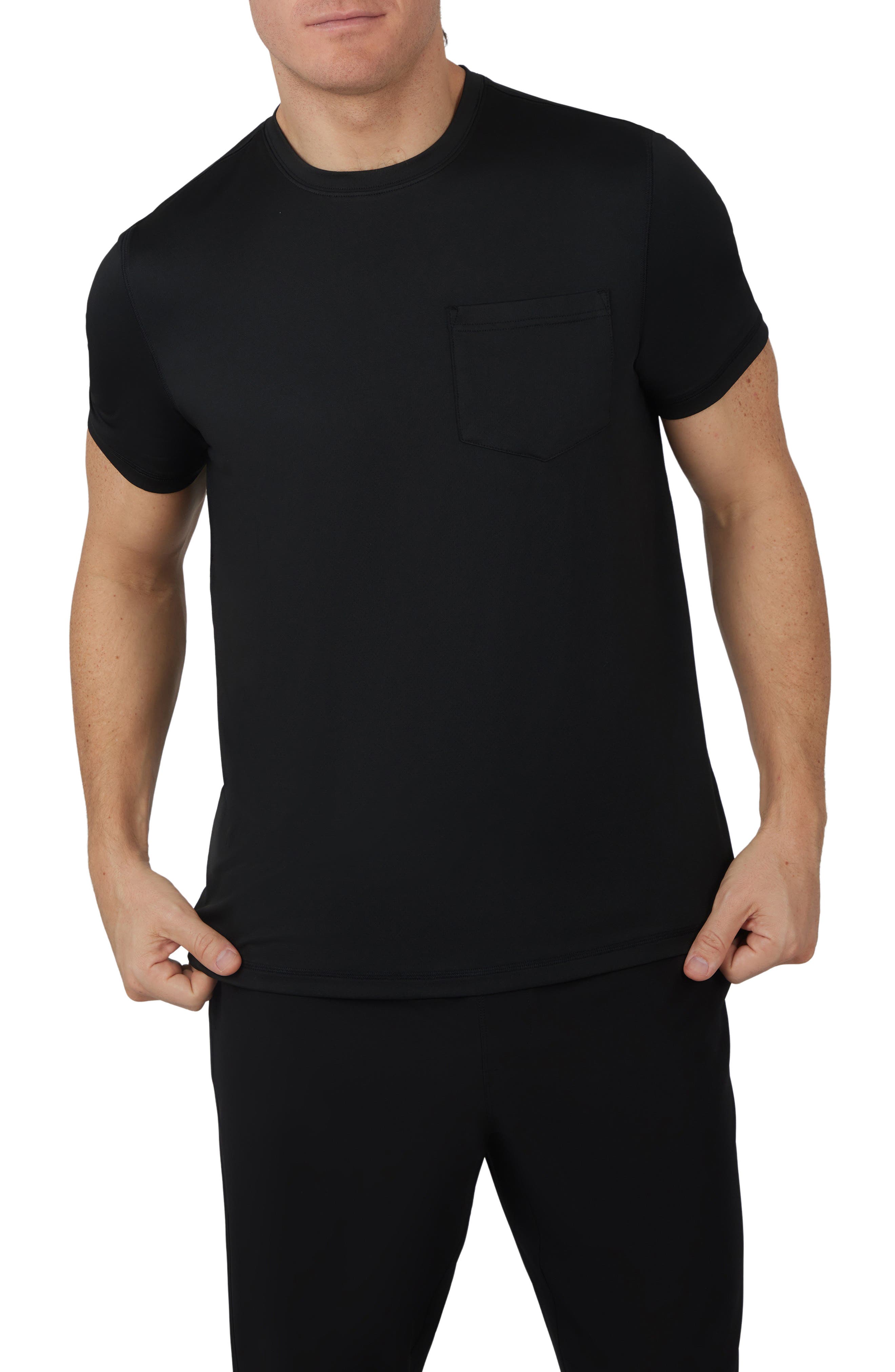 90 DEGREE BY REFLEX Nomad Knit Pocket T-Shirt