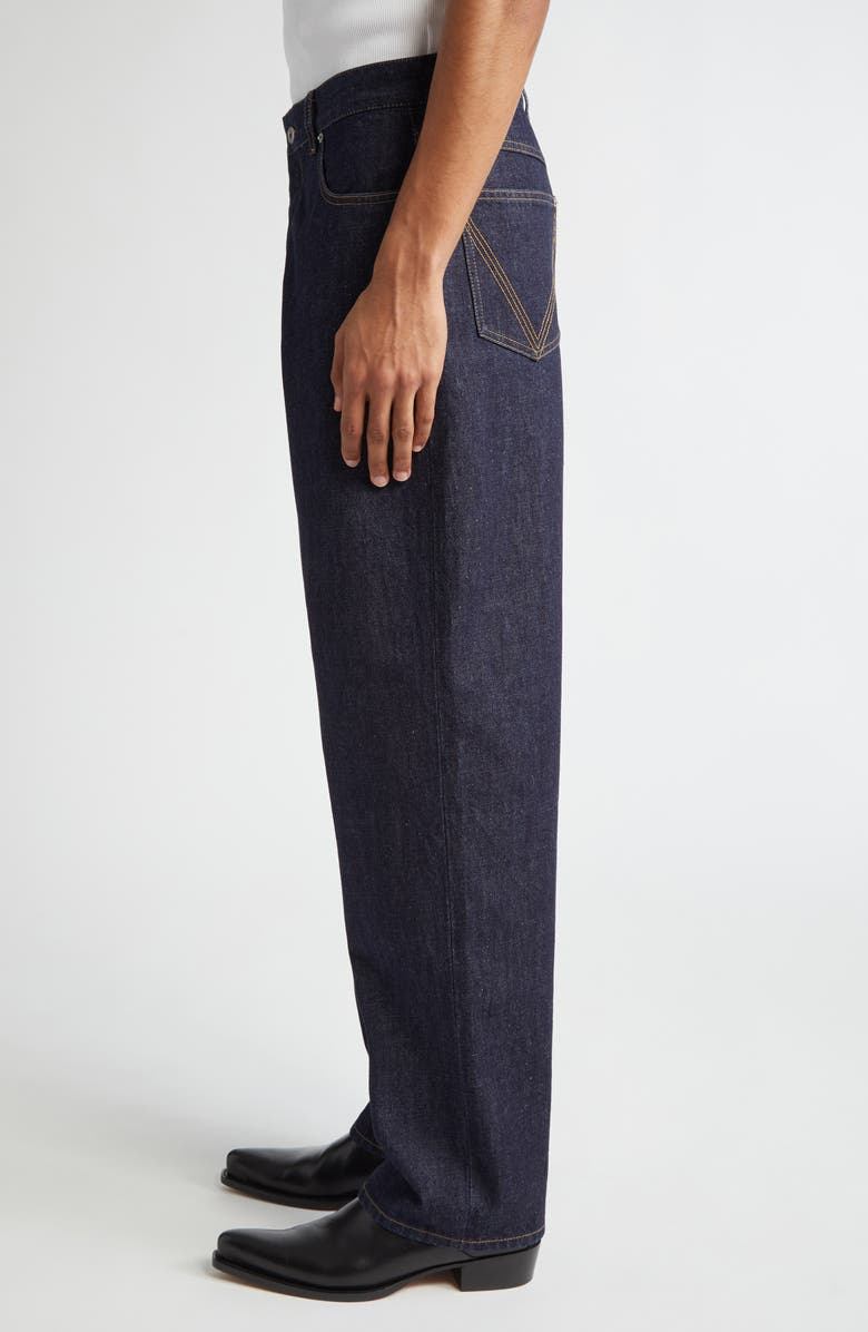 Bottega Veneta Wide Leg Jeans, Alternate, color, 4245 Indigo