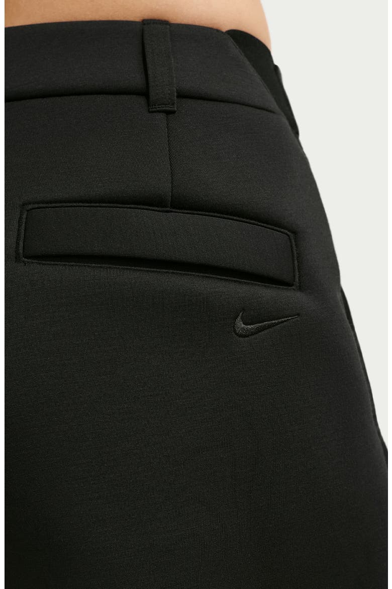 Pregame Fleece Pleated Wide Leg Pants, Alternate, color, 010 BLACK/BLACK