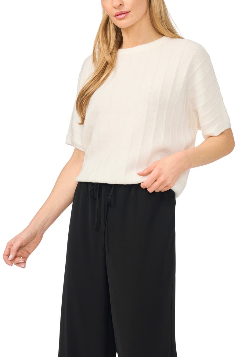 Short Dolman Sleeve Sweater, Main, color, ANTIQUE WHITE