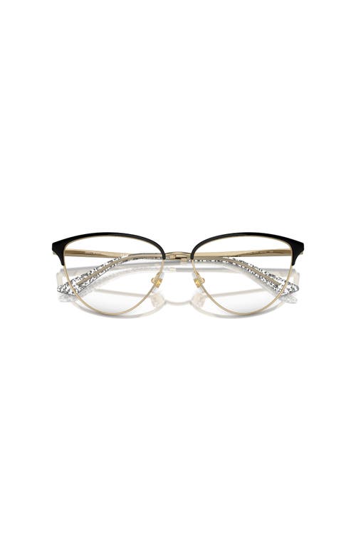 Jimmy Choo 53mm Cat Eye Optical Glasses In Black