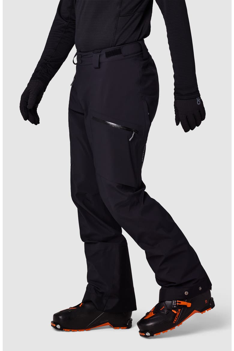 Skytour LT Waterproof Snow Pants, Alternate, color, BLACK