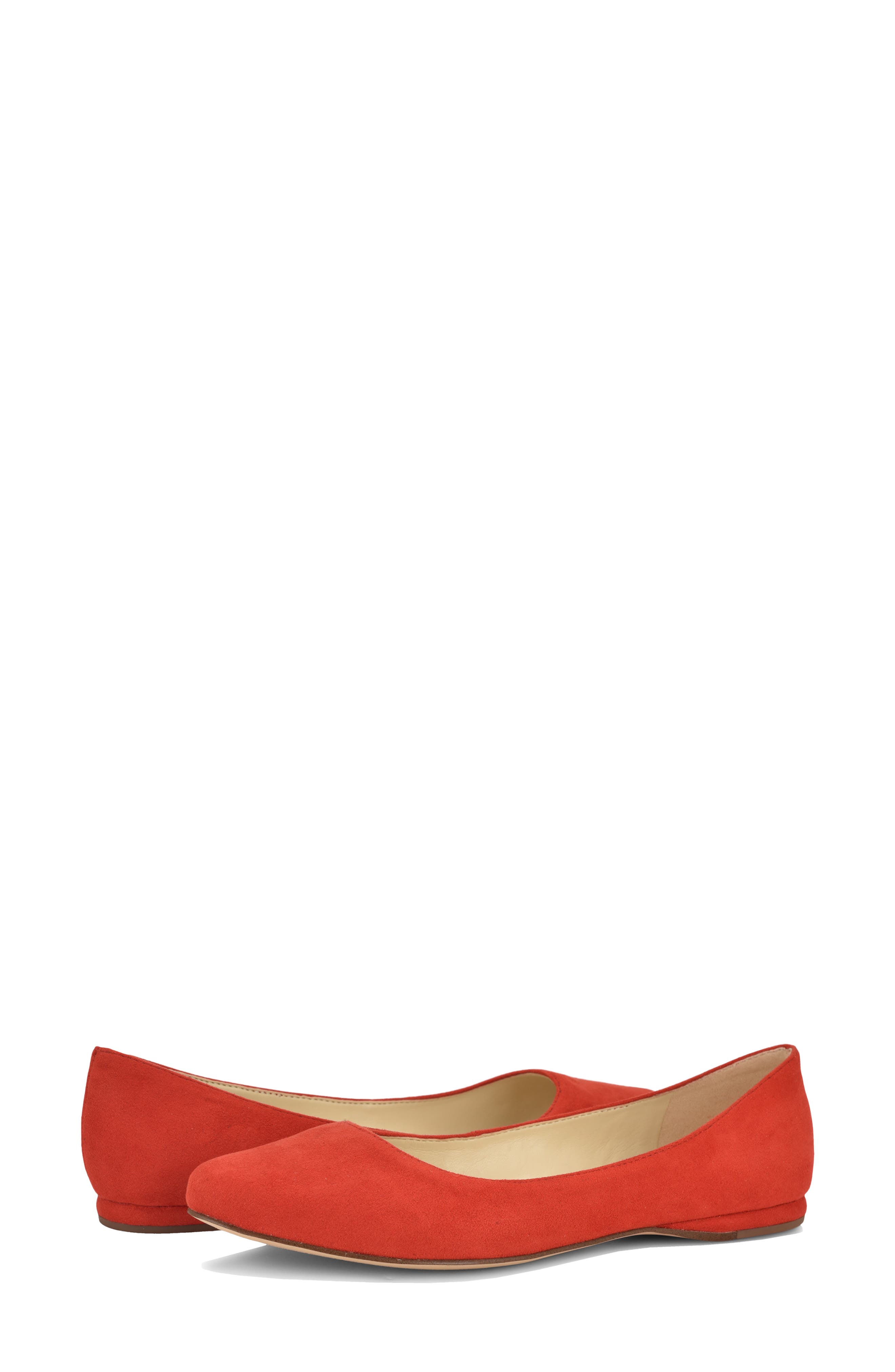 Nine West 'Speakup' Flat, Alternate, color, Medium Red