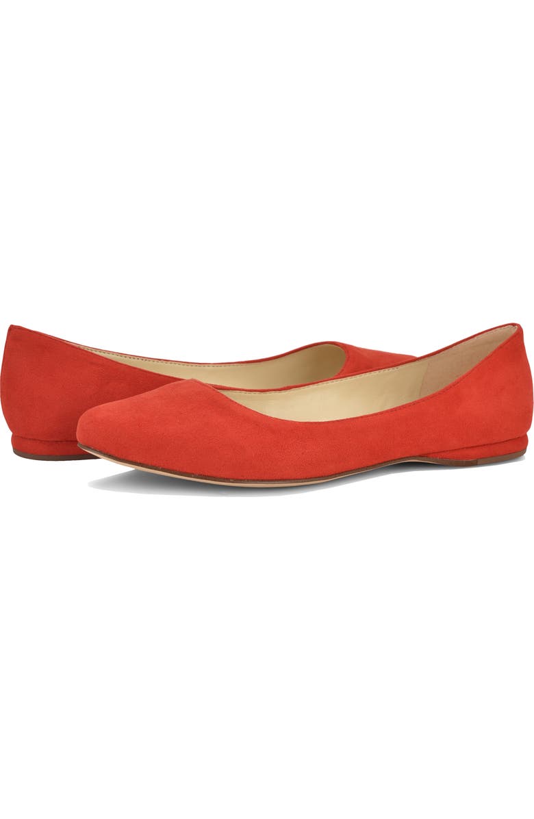 Nine West 'Speakup' Flat, Alternate, color, Medium Red