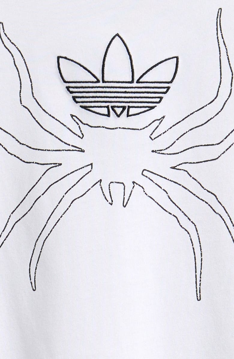 adidas Kids' Spider Cotton Graphic T-Shirt, Alternate, color, White