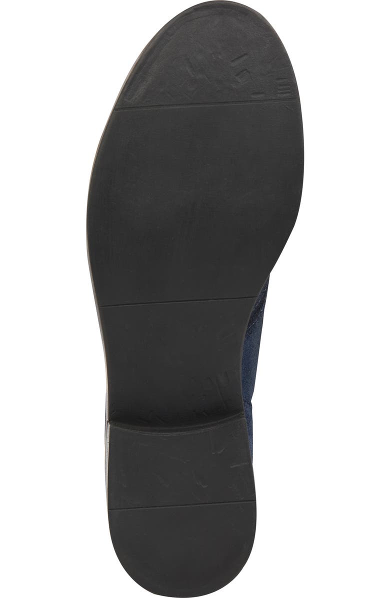 Celtic & Co. Brogue Strap Chelsea Boot, Alternate, color, Navy