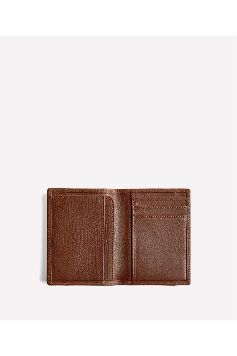 Vertical Card Case No. 396, Alternate, color, Vintage Chestnut Leather