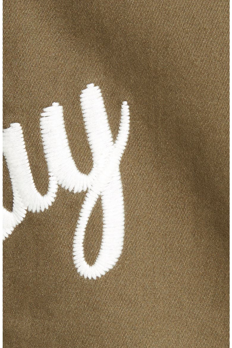Marvis Embroidered Twill Utility Jacket, Alternate, color, ARMY/ CREAM