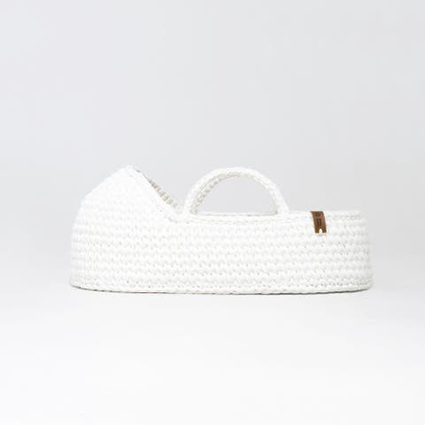 Doll Moses Basket w/Rocking Stand