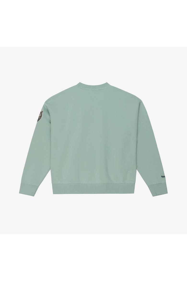 Women's Mitchell & Ness  Green Detroit Tigers Yacht Rock Sweatshirt, Alternate, color, Green
