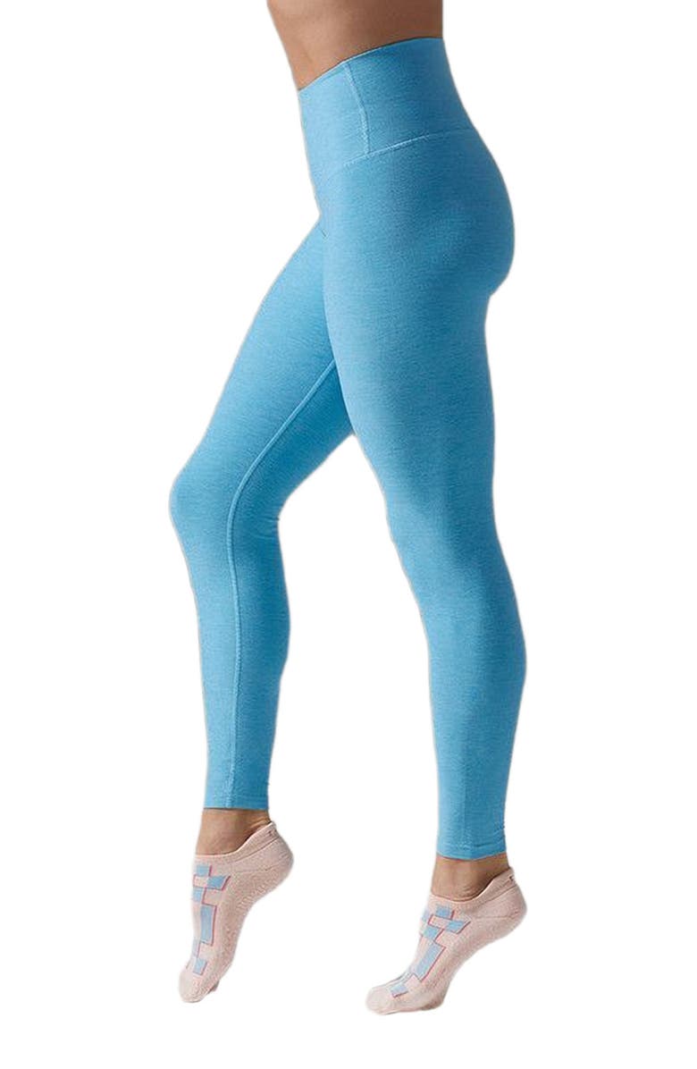 Tavi Cloud High Waisted Legging, Alternate, color, Surf Space Dye