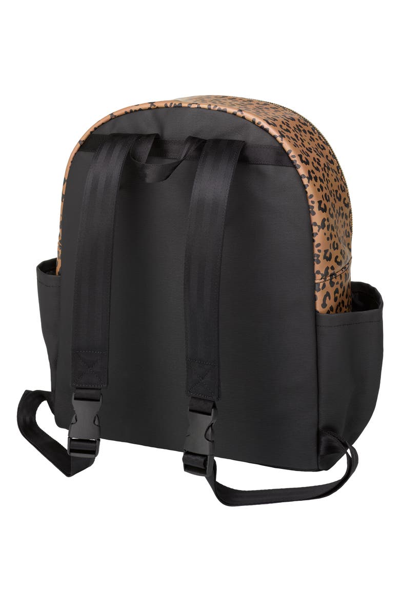 District Diaper Backpack, Alternate, color, LEOPARD/ BLACK