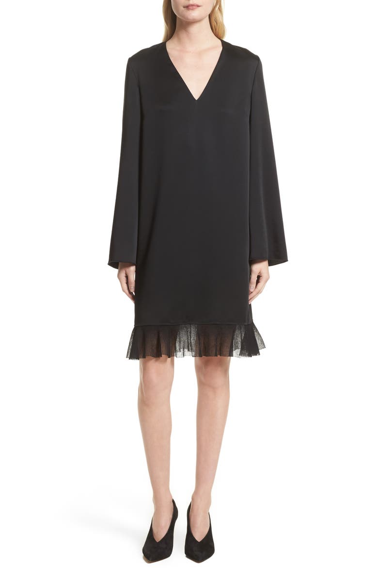 Heath Shift Dress (Nordstrom Exclusive), Main, color, BLACK