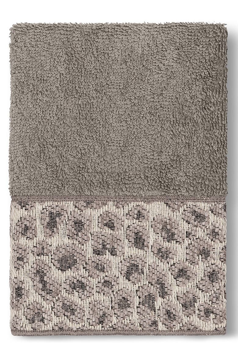 Spots 3-Piece Embellished Towel - Dark Grey, Alternate, color, DARK GREY