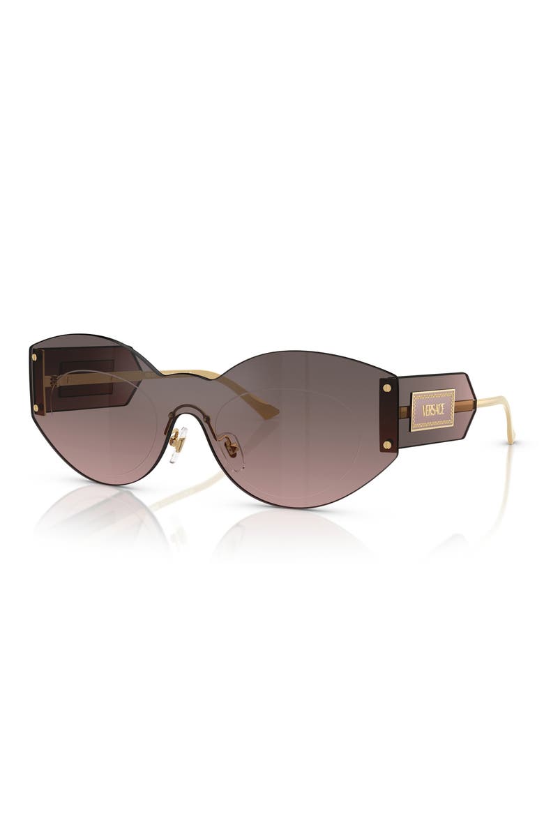 44mm Irregular Sunglasses, Alternate, color, SILVER