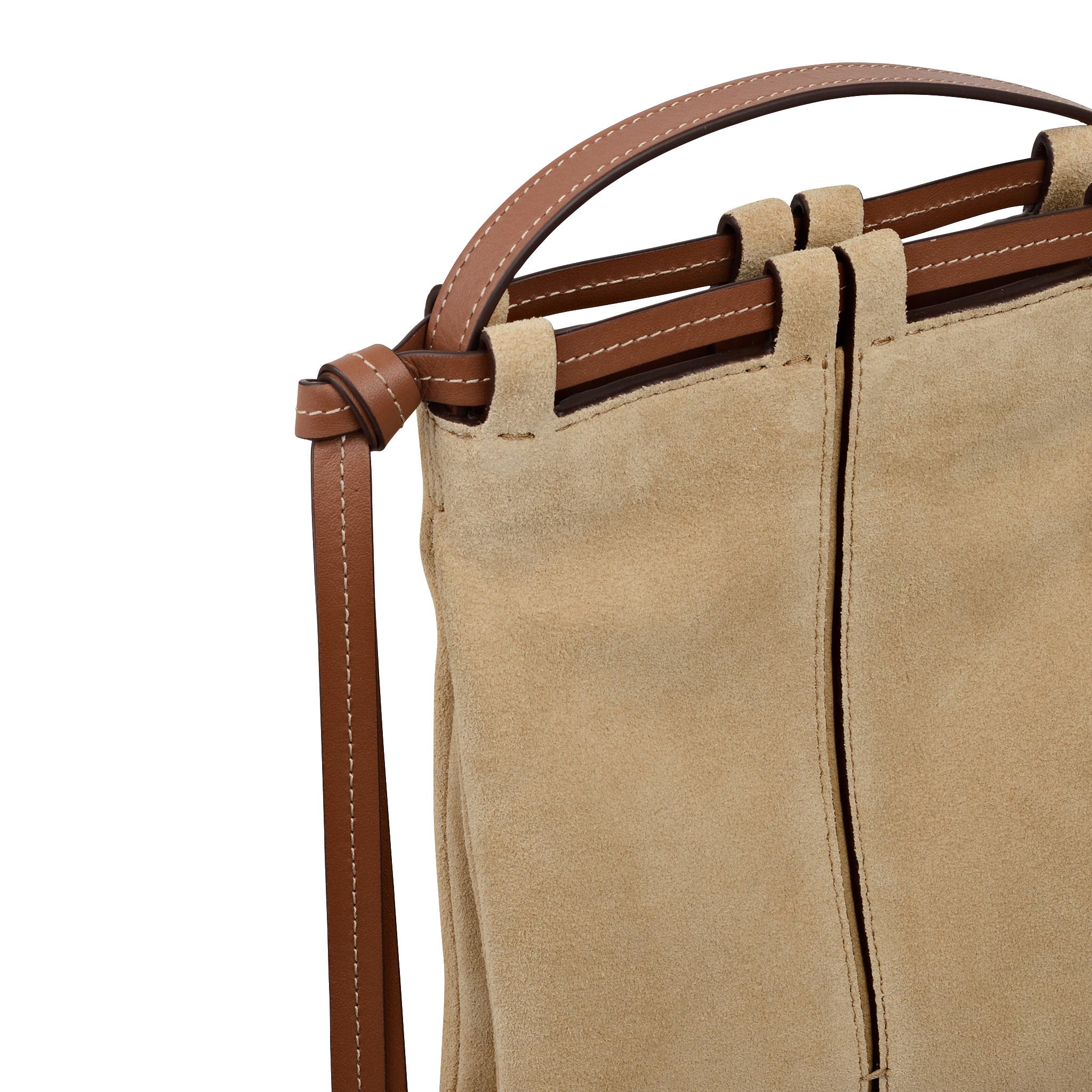 Radley The Connaught - Suede Small Open Top Crossbody Bag, Alternate, color, Sahara