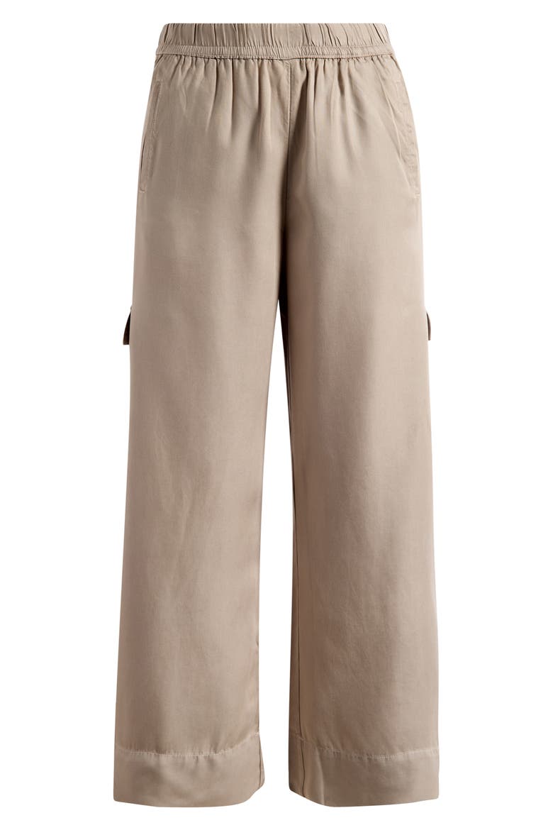 Eliot Wide Leg Cargo Pants, Alternate, color, DARK COBBLESTON