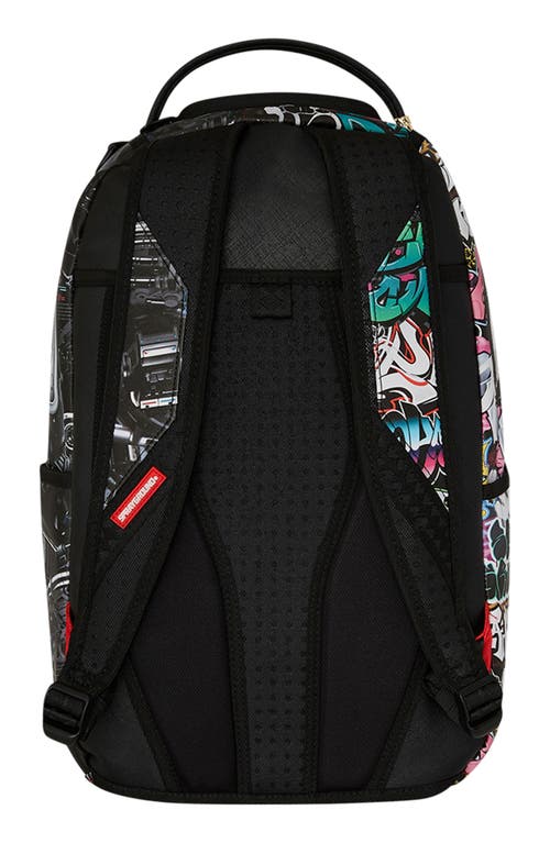 Sprayground Kids' Split Cybershark Dlxsv Backpack In Multi