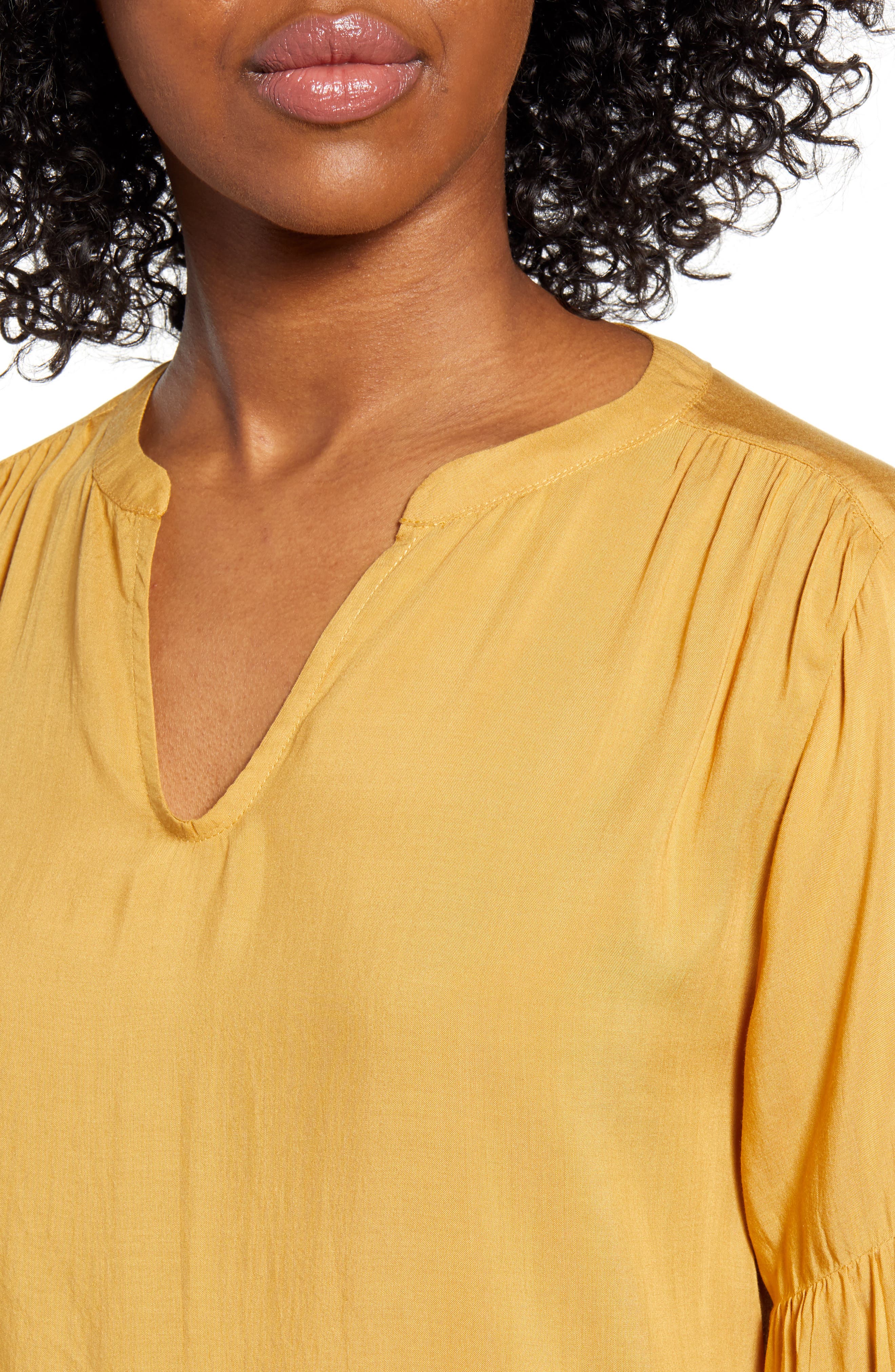 Caslon® Split Neck Top (Women) | Nordstromrack