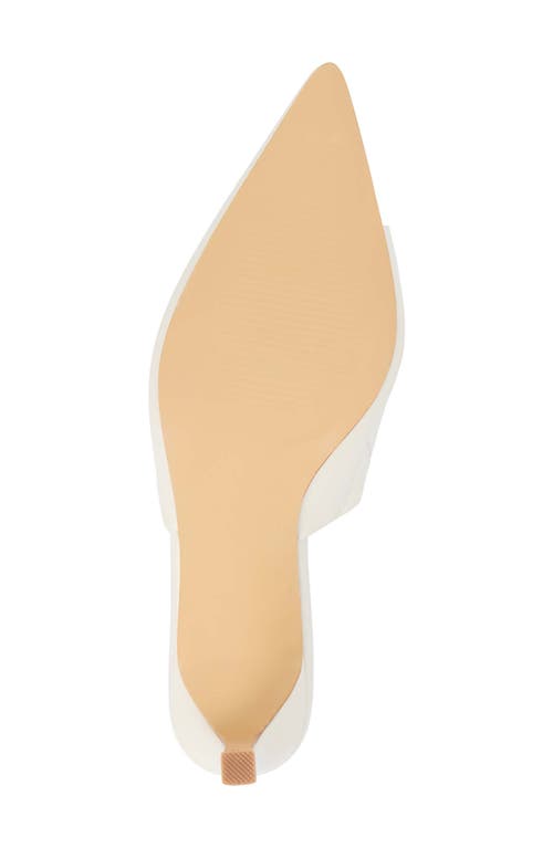 Matisse Garret Pointed Toe Mule In White