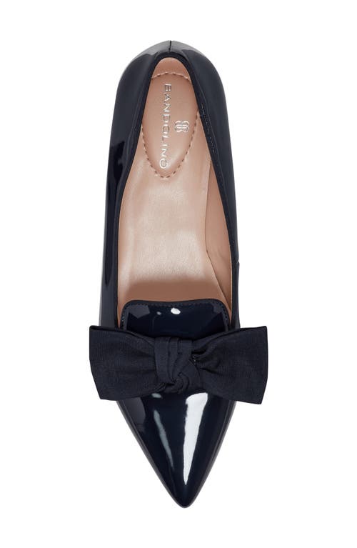 Bandolino Auggie Bow Flat In Black