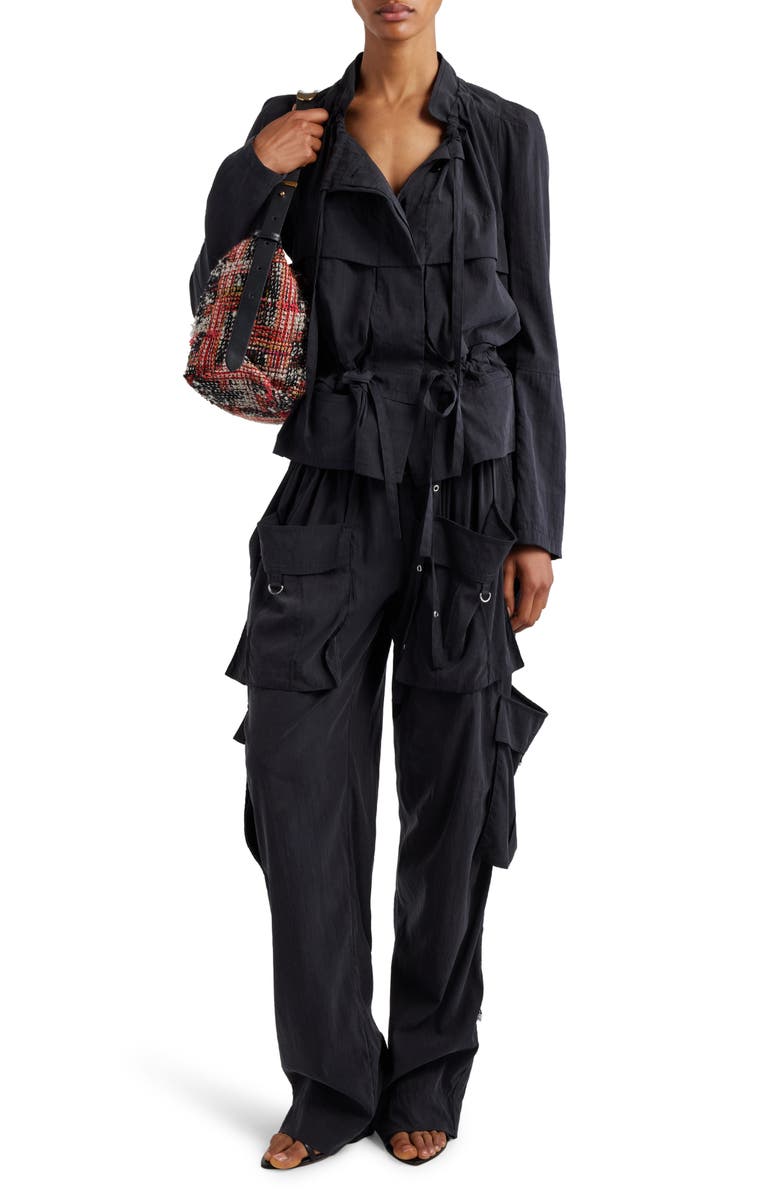 Isabel Marant Hadja Relaxed Fit Cargo Pants, Alternate, color,
