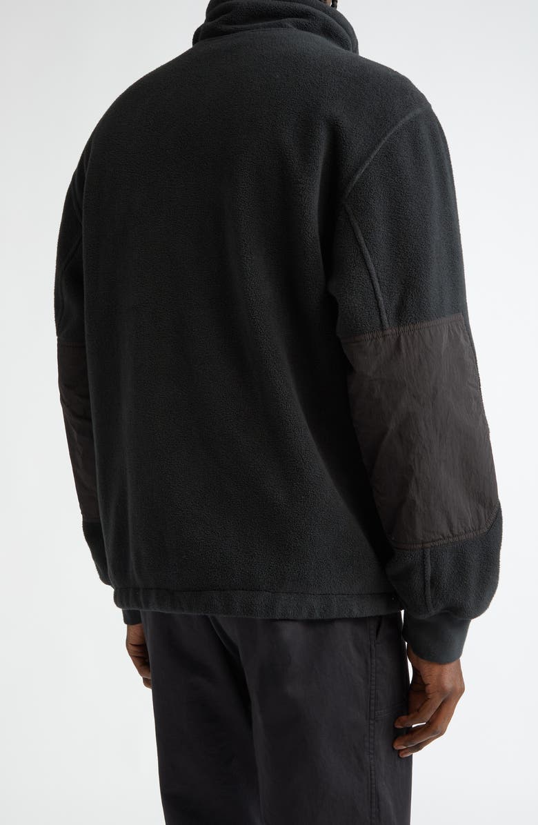 Stone Island Mixed Media Fleece Jacket, Alternate, color, 