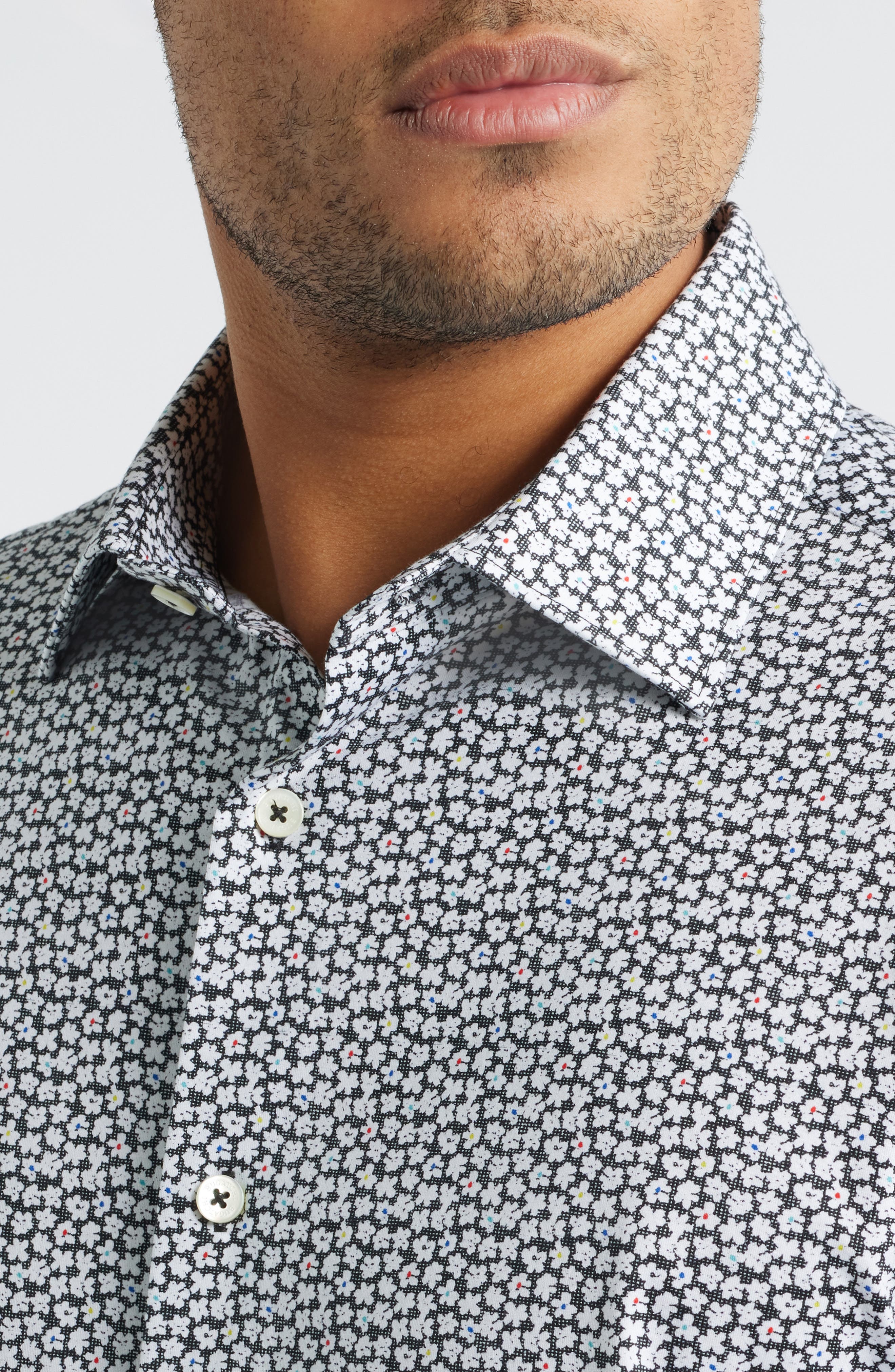 James OoohCotton Floral Button-Up Shirt - image 2