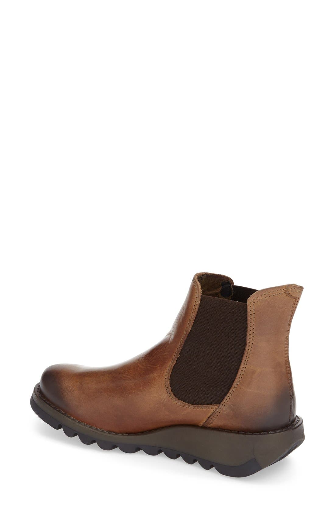 Fly London 'Salv' Chelsea Boot, Alternate, color, Camel 002