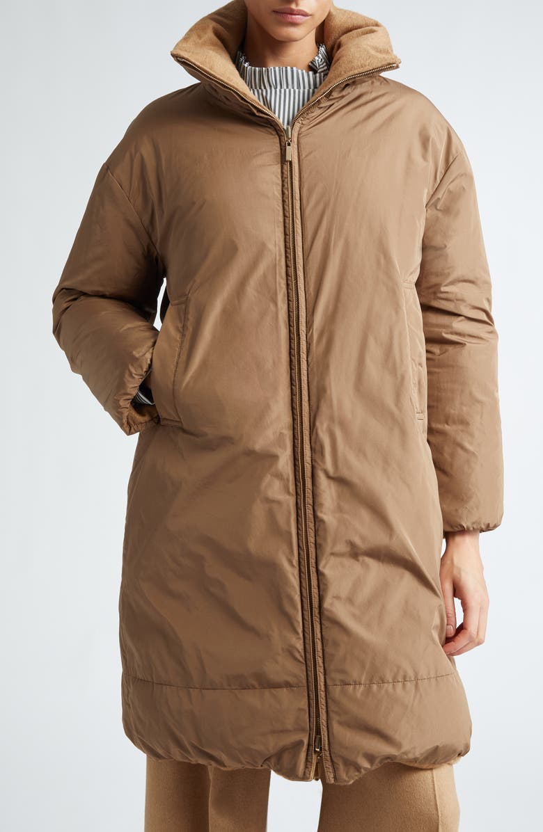 Max Mara Dante Down Reversible Coat, Alternate, color, 