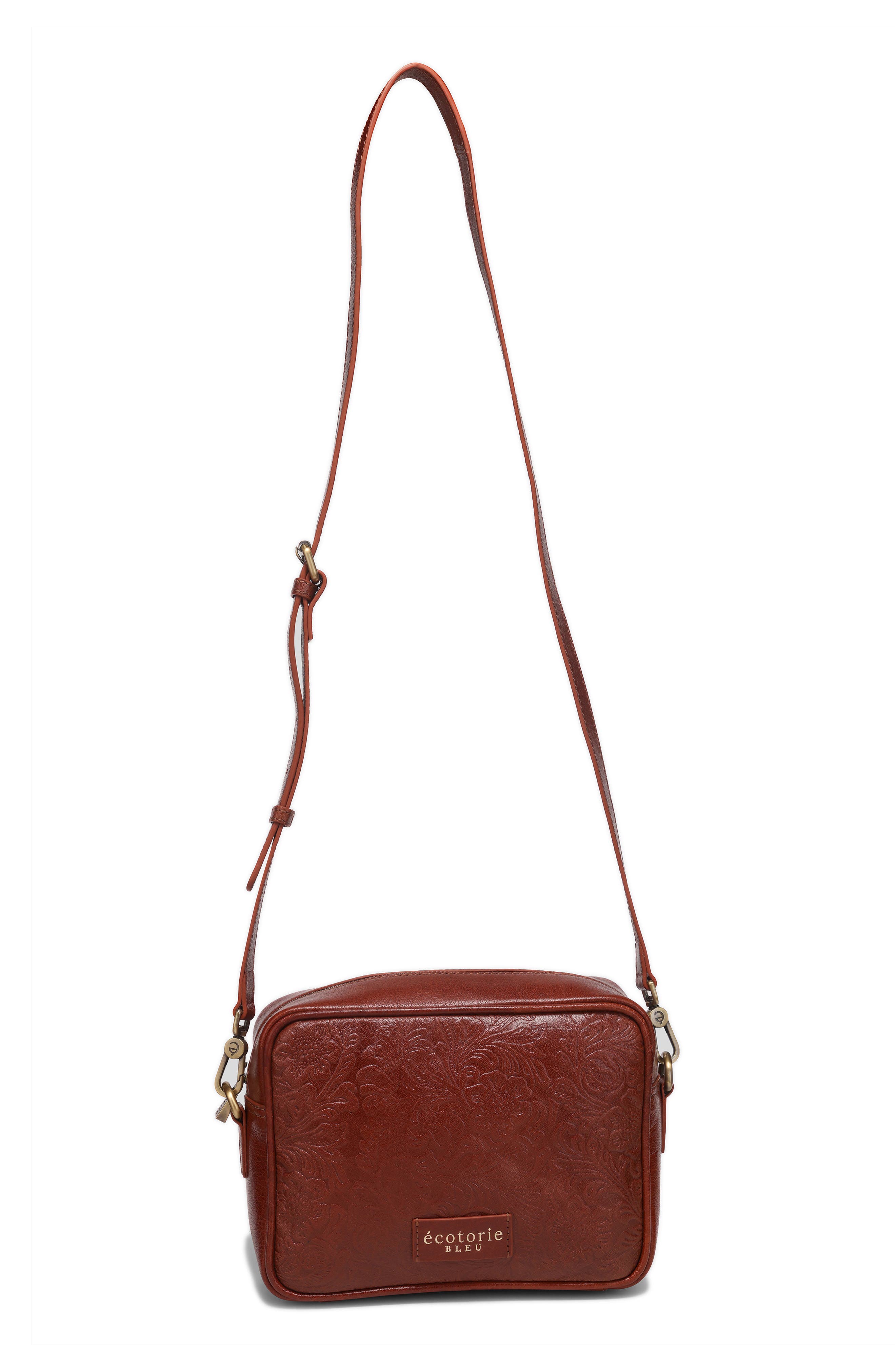 Écotorie Knoxville Crossbody Bag, Main, color, Cognac