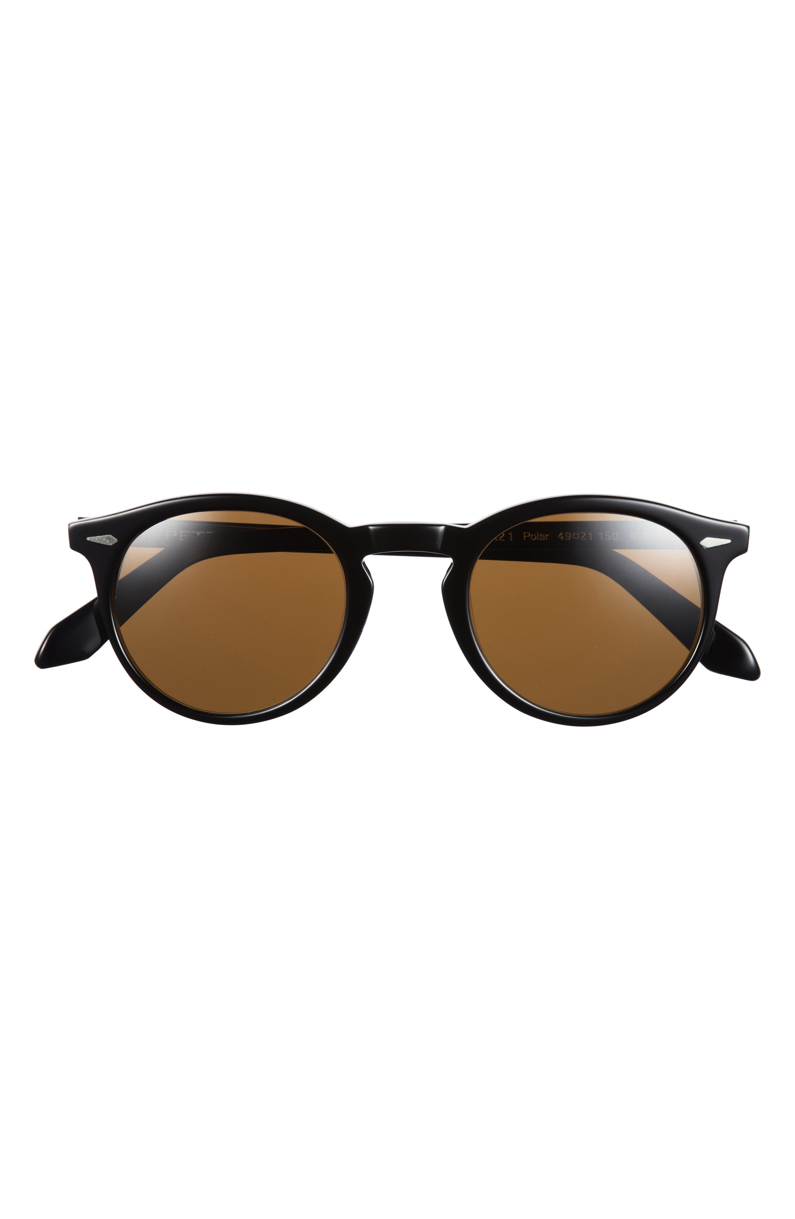 Excursionist Elite 49mm Round Polarized Sunglasses