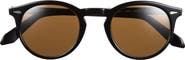 Peter Millar Excursionist Elite 49mm Round Polarized Sunglasses