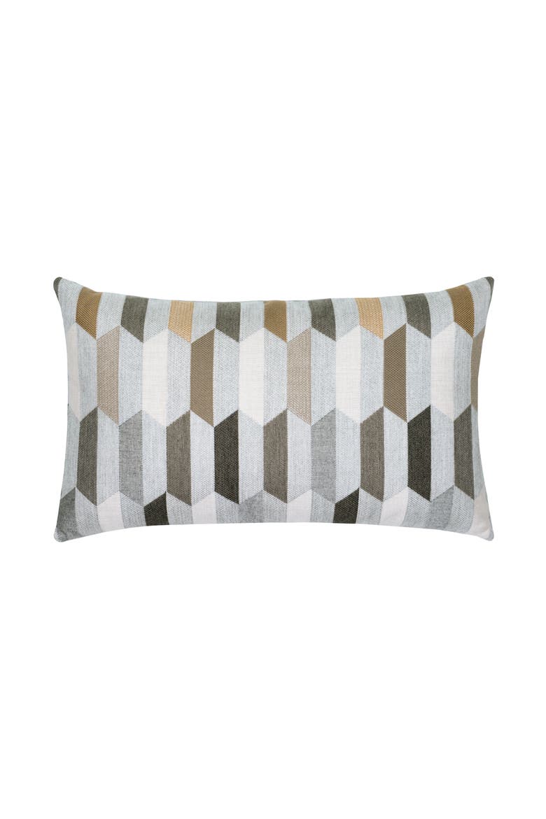 Chiseled Camel Jacquard Indoor & Outdoor Woven Accent Pillow, Main, color, Camel