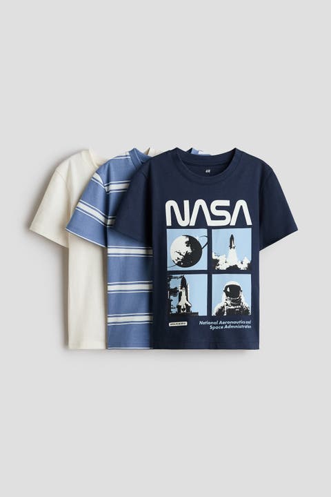 3-pack Printed T-shirts