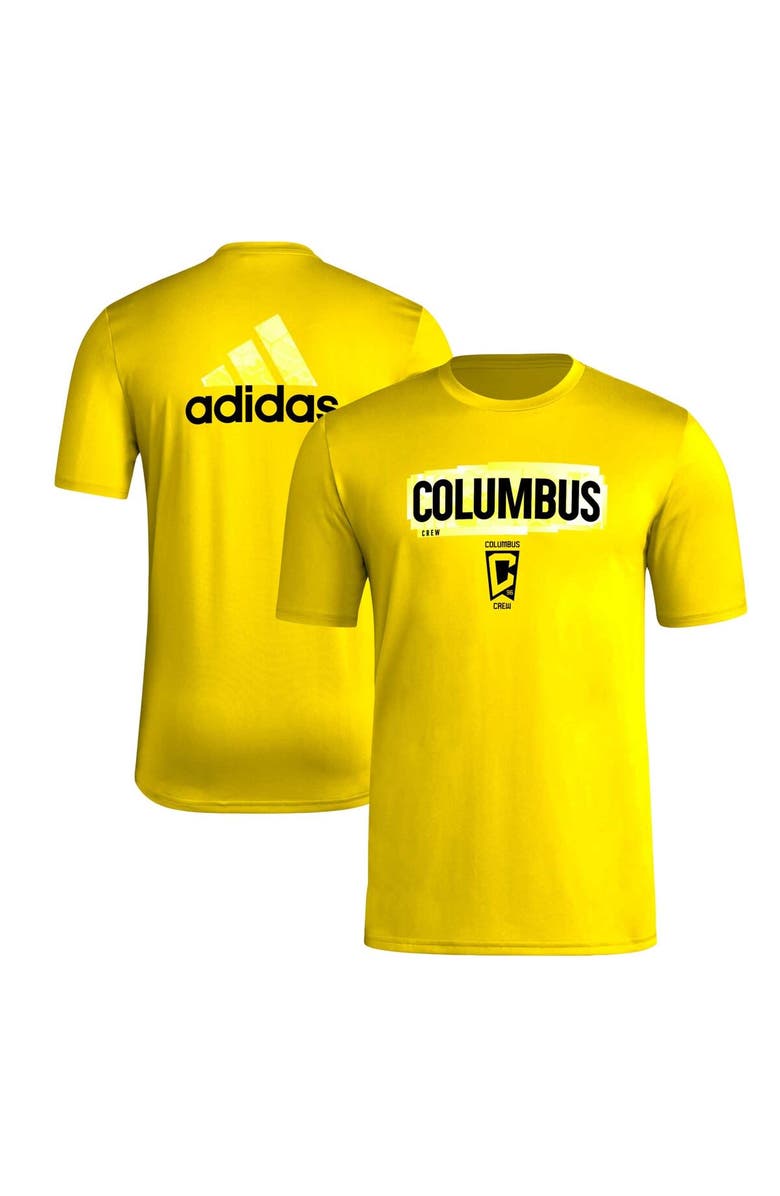 adidas Men's adidas Gold Columbus Crew Local Pop AEROREADY T-Shirt, Alternate, color,