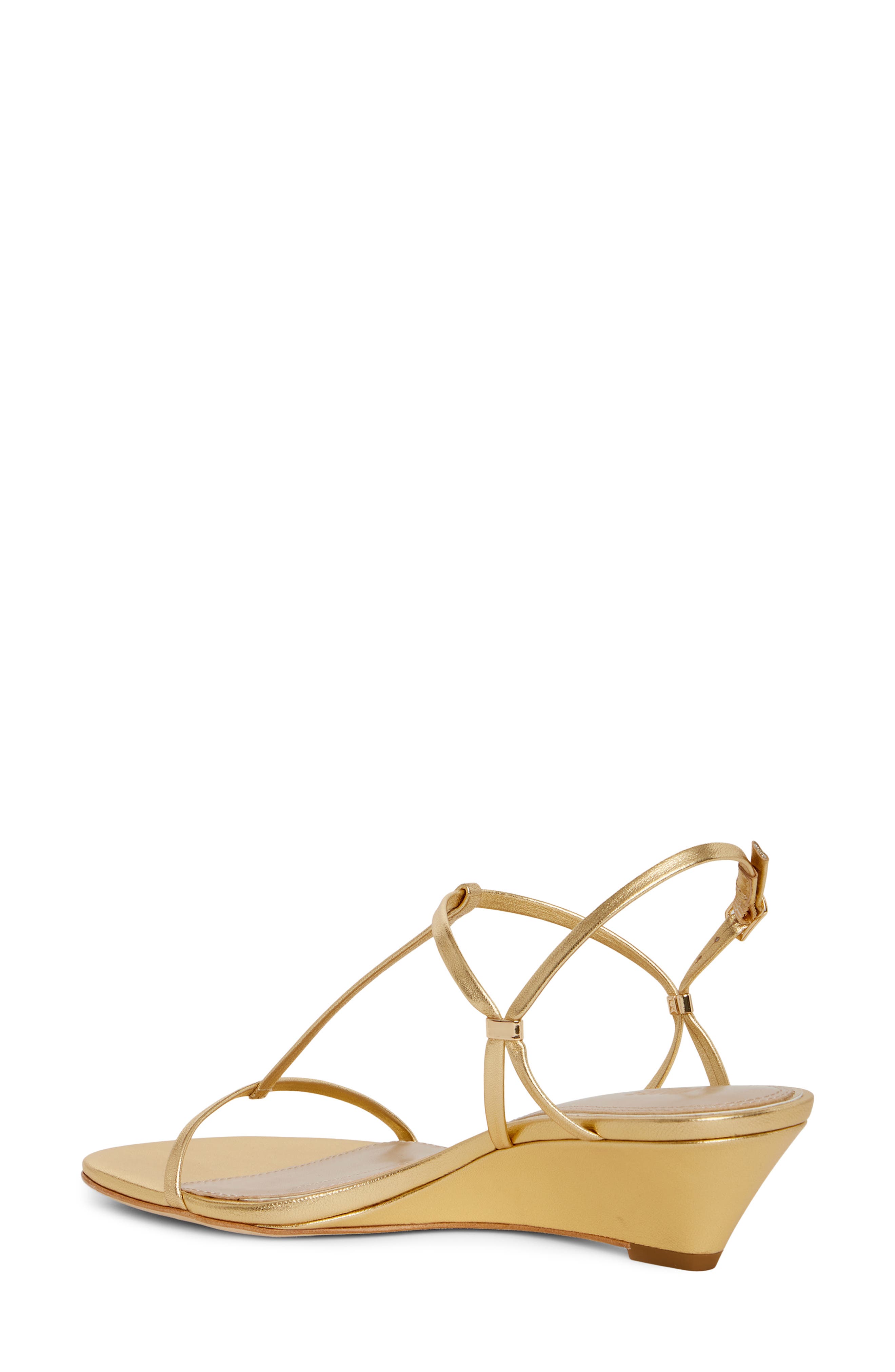 PAIGE Daryn Slingback Wedge Sandal, Alternate, color, Gold