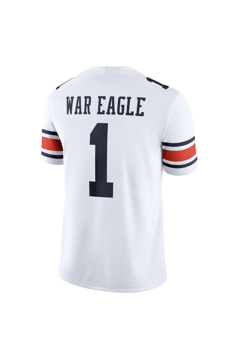Men's Nike White Auburn Tigers Away Football Game Jersey, Alternate, color, White