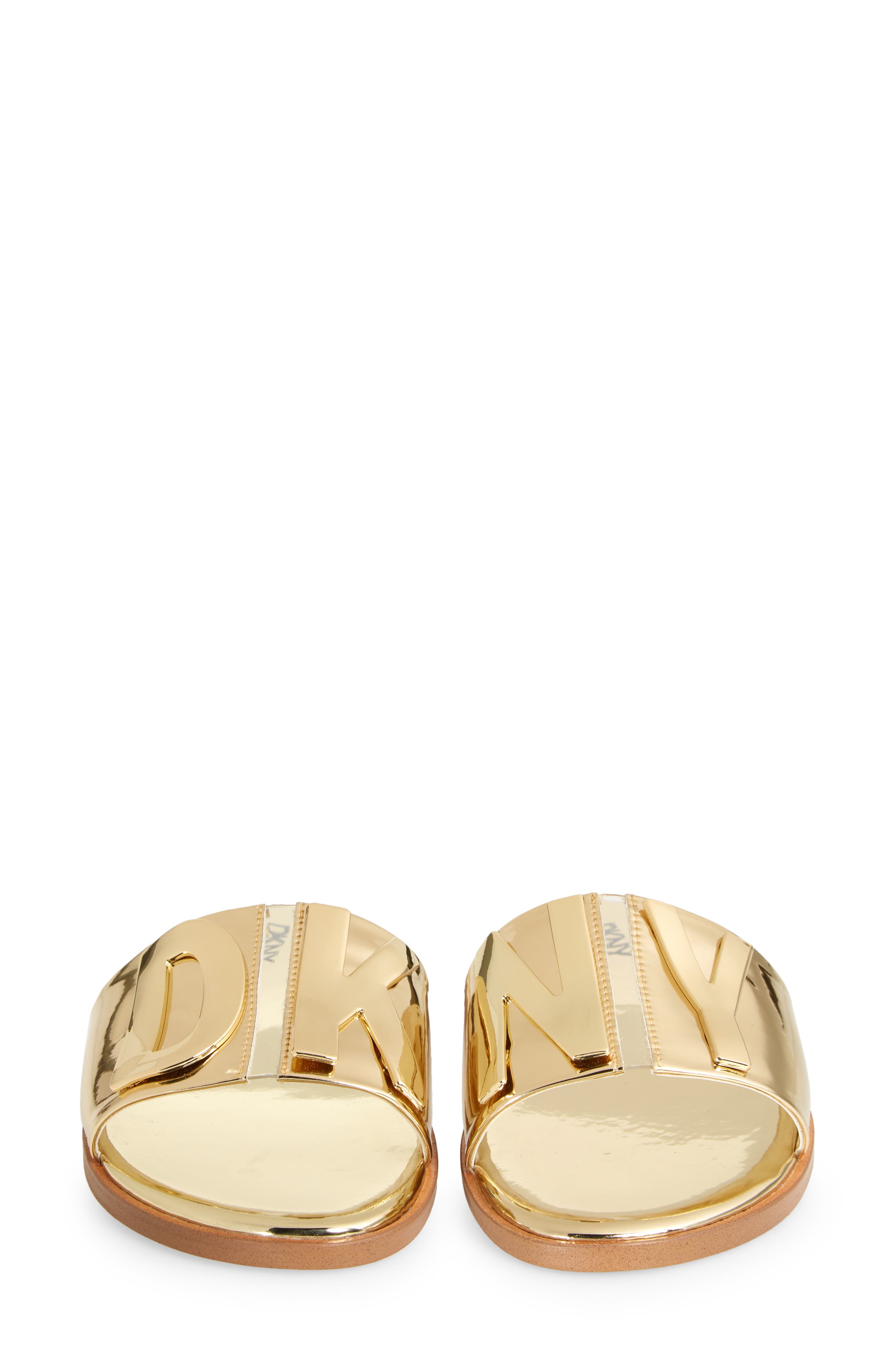 DKNY Waltz Flat Sandal, Alternate, color, Gold
