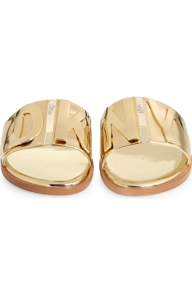 DKNY Waltz Flat Sandal, Alternate, color, Gold