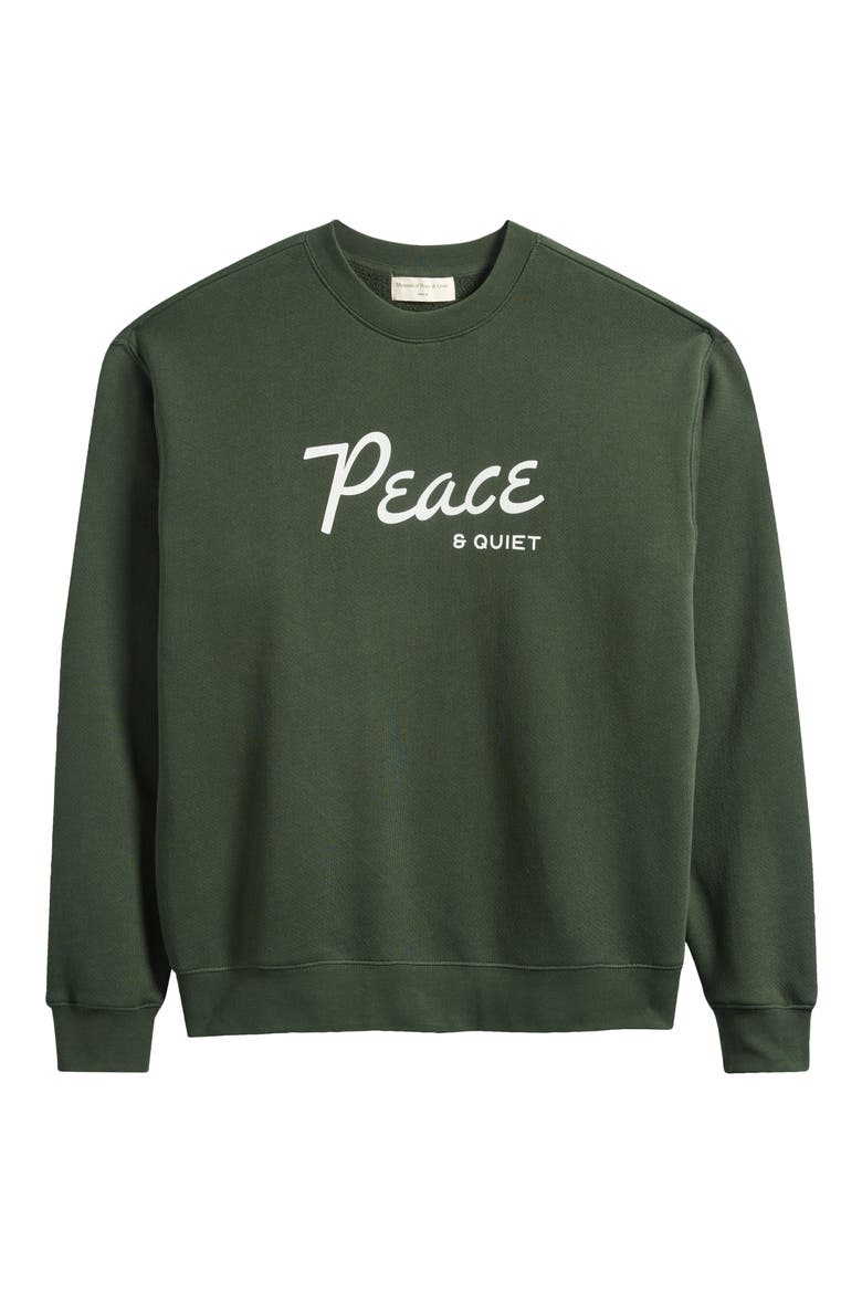 Diner Graphic Sweatshirt, Alternate, color, FOREST